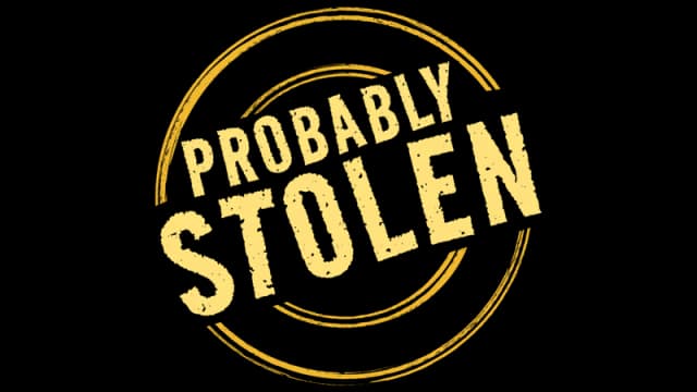 Probably Stolen logo stamp